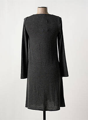 Robe mi-longue manches longues manches longues gris AN II VITO femme