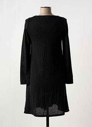 Robe mi-longue manches longues manches longues noir AN II VITO femme