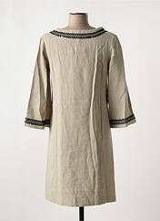 Robe courte gris SEMIOLOGY pour femme seconde vue