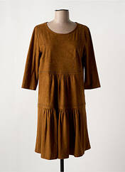 Robe courte marron INDIES pour femme seconde vue