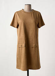 Robe courte marron YEST pour femme seconde vue