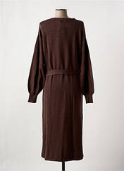 Robe mi-longue marron YEST pour femme seconde vue