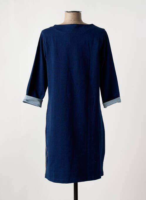 Robe mi-longue manches 3/4 manches 3/4 bleu WHITE STUFF femme
