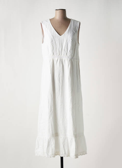 Robe longue blanc MALVIN pour femme