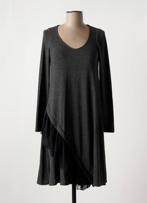 Robe mi-longue gris AN II VITO pour femme