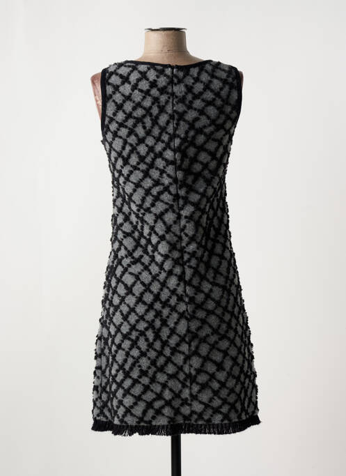 Robe mi-longue gris CRISTINA GAVIOLI pour femme