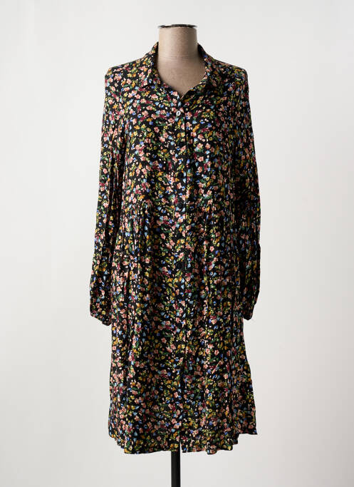 Robe mi-longue noir AN II VITO pour femme