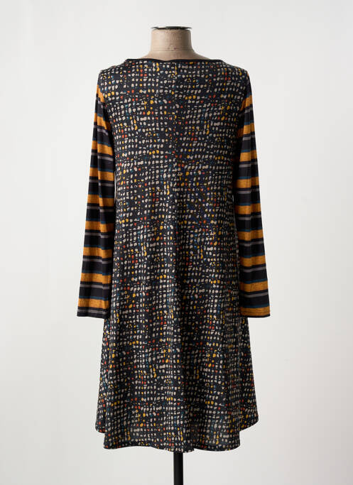 Robe mi-longue noir AN II VITO pour femme