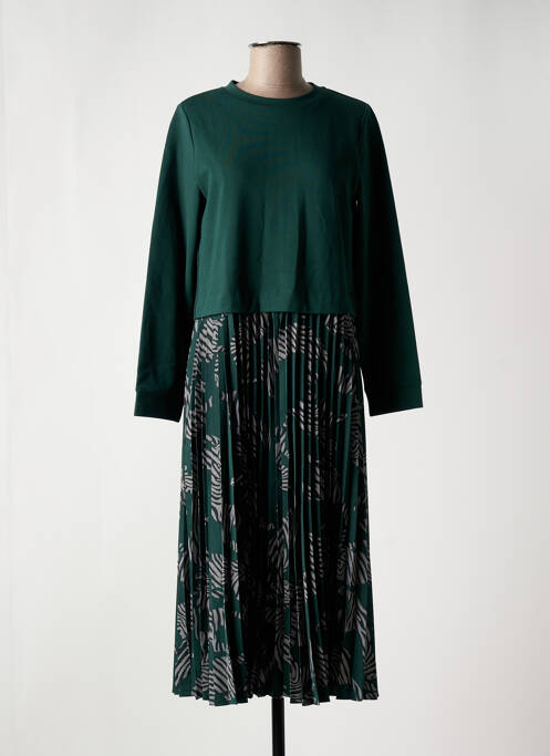 Robe mi-longue vert WHITE STUFF pour femme