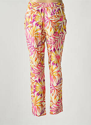 Pantalon slim taille haute taille haute rose ONLY femme