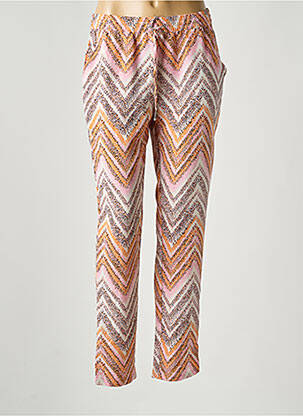 Pantalon slim taille élastique taille normale orange ONLY femme