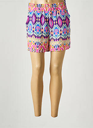 Short coupe fluide taille normale rose ONLY femme
