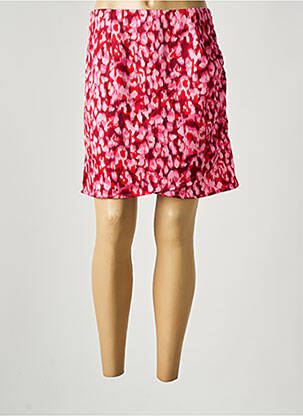 Jupe courte coupe droite rouge ONLY femme