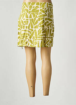 Jupe courte coupe droite vert ONLY femme