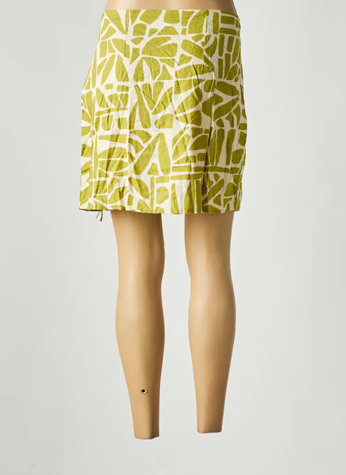 Jupe courte coupe droite vert ONLY femme