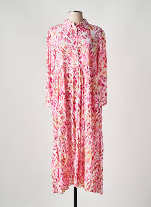 Robe longue rose GENESIS pour femme