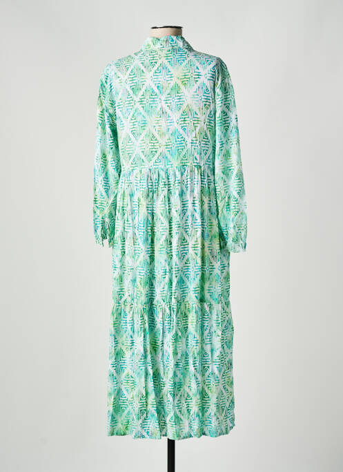 Robe longue vert GENESIS pour femme