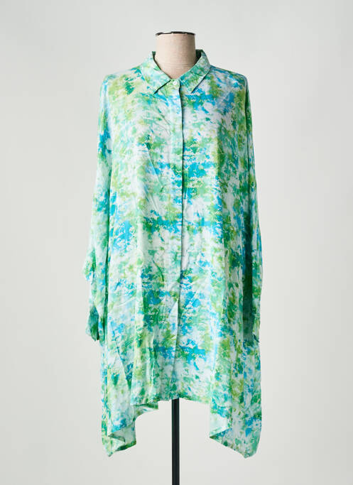 Robe mi-longue vert GENESIS femme