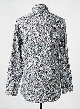 Chemise manches longues imprimé fantaisie gris SELECTED homme