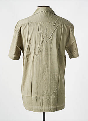 Chemise manches courtes col tailleur vert SELECTED homme