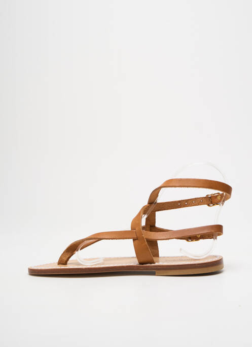 Tongs marron SANDALIA CYCLADES pour femme