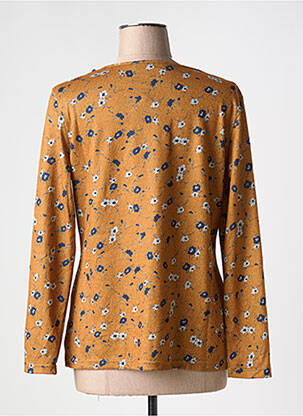 Pull coupe cintrée manches longues jaune S.QUISE femme