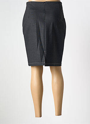 Jupe mi-longue taille à pinces noir NIKI PARIS femme