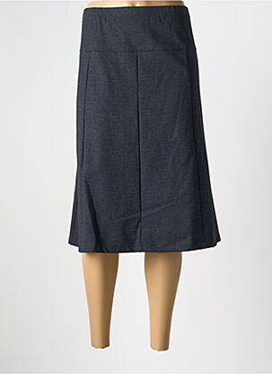 Jupe mi-longue gris ELEANE pour femme