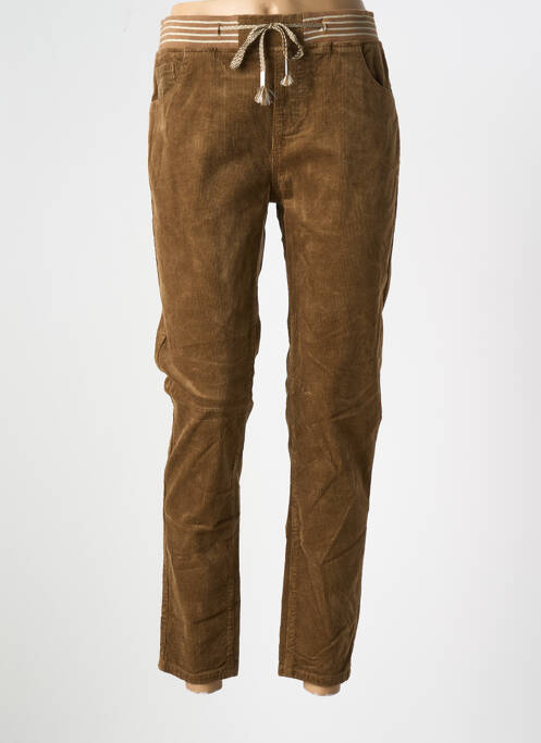 Pantalon 7/8 marron ONADO pour femme