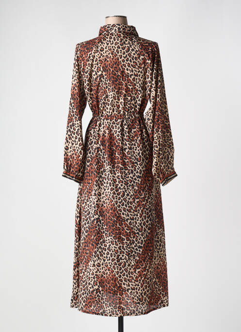 Robe longue marron AN' GE pour femme