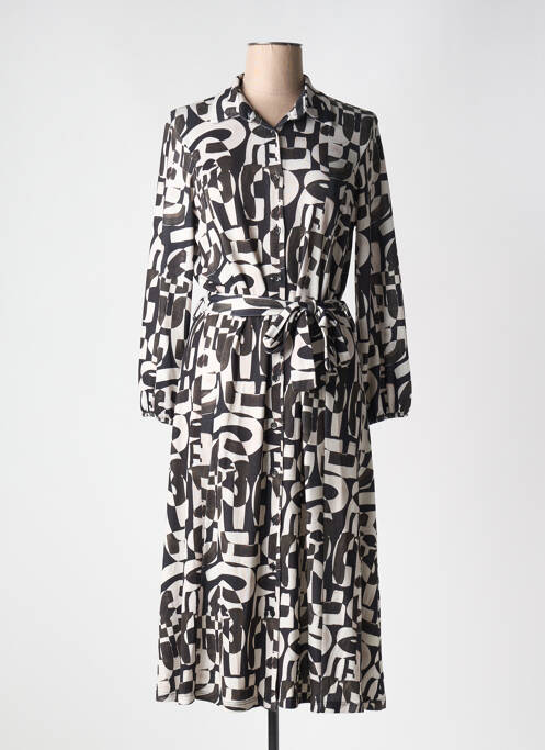 Robe mi-longue noir EGO pour femme