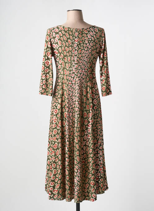 Robe mi-longue vert JOY'S PARIS pour femme