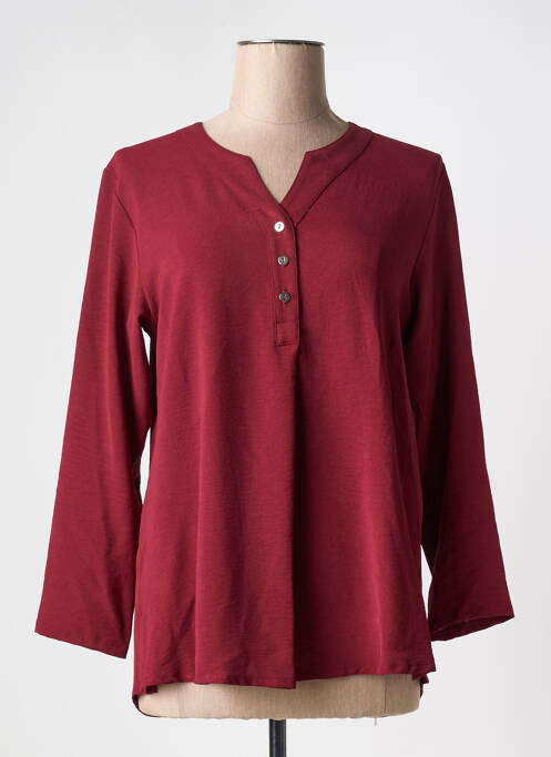 Tunique manches longues rouge NIKI PARIS pour femme