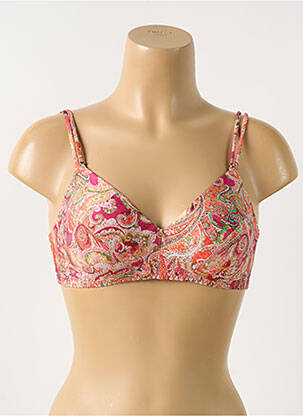 Soutien-gorge sans armature bralettes orange ANTIGEL femme