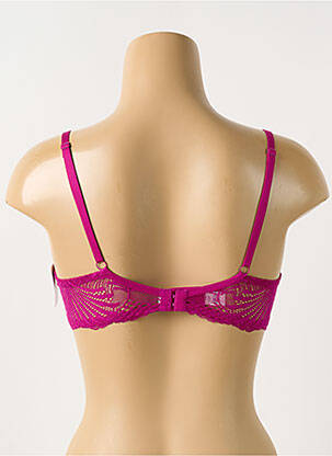 Soutien-gorge tissage dentelle haut soutien-gorge emboitant violet AUBADE femme