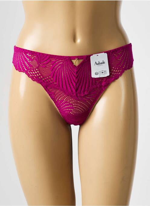 String violet AUBADE pour femme
