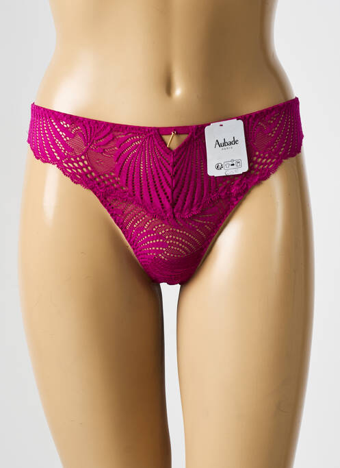 String violet AUBADE pour femme