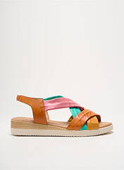 Sandales/Nu pieds orange LOLA CANALES pour femme seconde vue