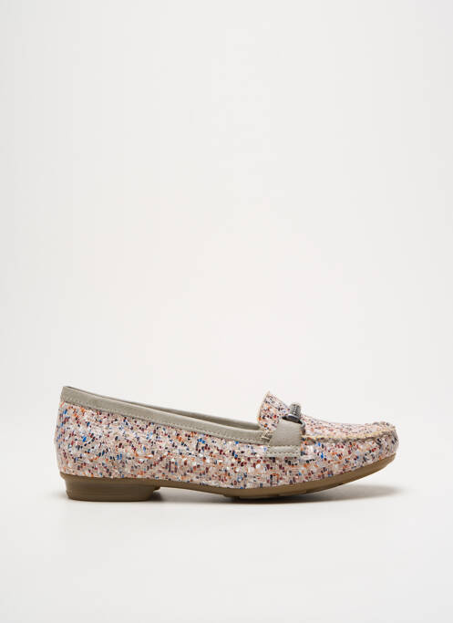 Mocassins beige RIEKER pour femme