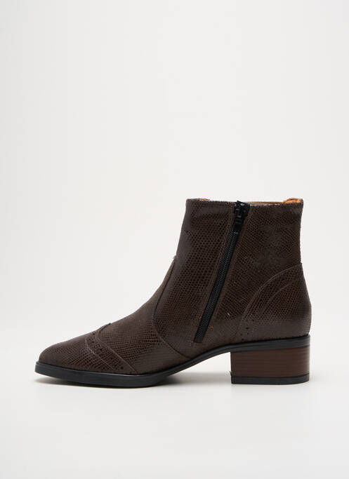 Bottines/Boots marron INEA pour femme