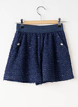 Short stretch taille élastique bleu MAYORAL fille