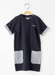 Robe courte bleu ELLE EST OU LA MER pour fille seconde vue