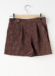 Short marron CAMILLE DE PARIS pour fille seconde vue