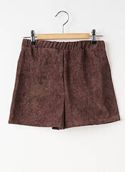 Short marron CAMILLE DE PARIS pour fille seconde vue