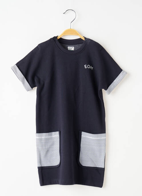 Robe courte bleu ELLE EST OU LA MER pour fille