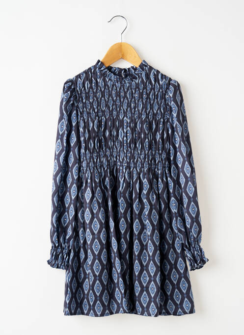 Robe mi-longue bleu MAYORAL pour fille