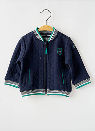 Blouson broderie bleu ELLE EST OU LA MER garcon