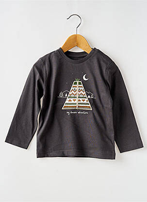 T-shirt manches longues manches longues gris MAYORAL garçon