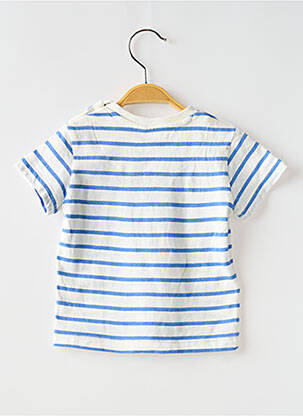 T-shirt fermeture pressionnée manches courtes bleu MAYORAL garçon
