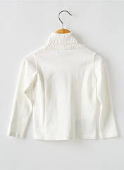 Pull col roulé blanc MAYORAL pour fille seconde vue